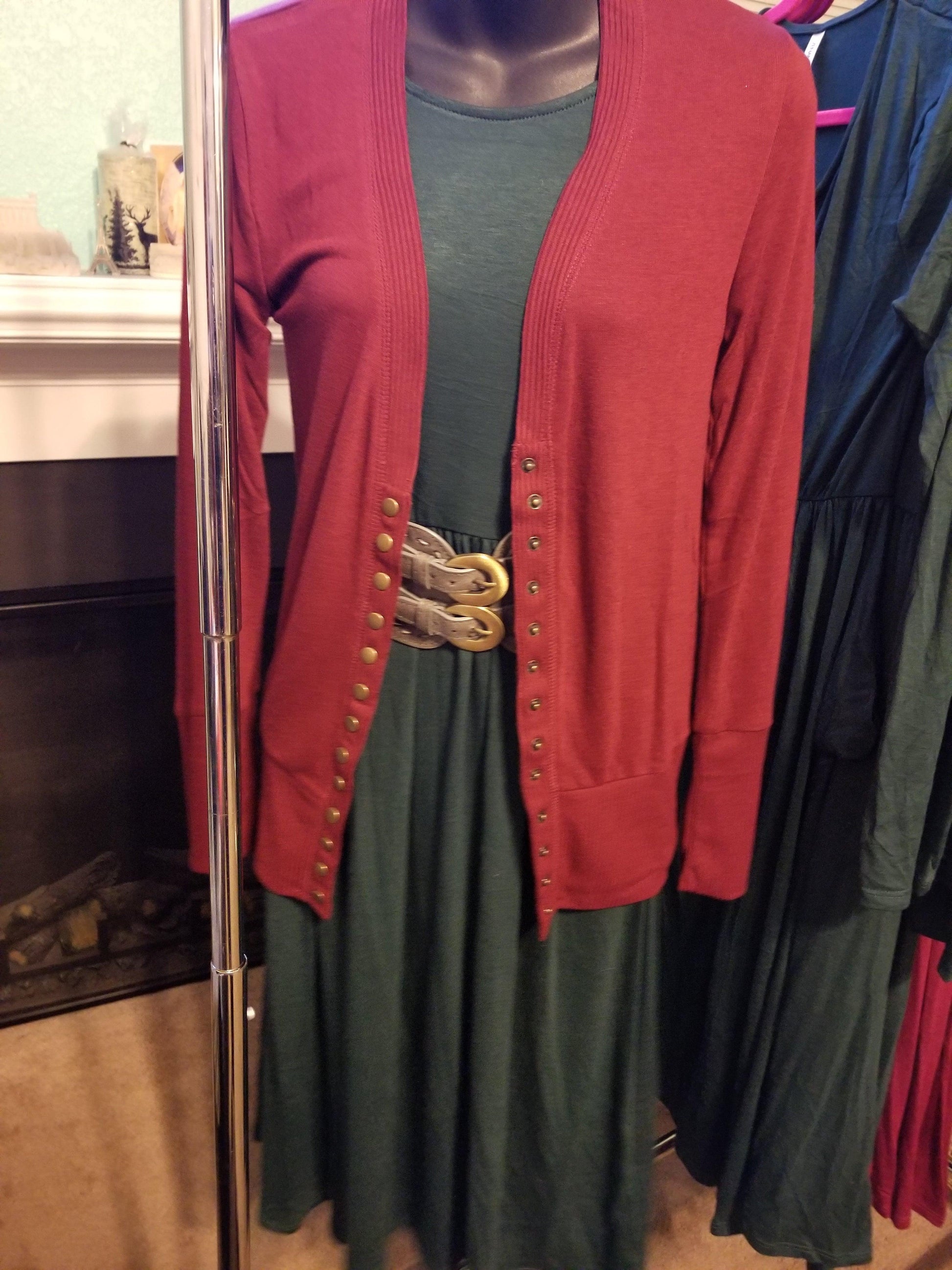 Semi Maxi Long Sleeve Dress - Anchored Feather Boutique