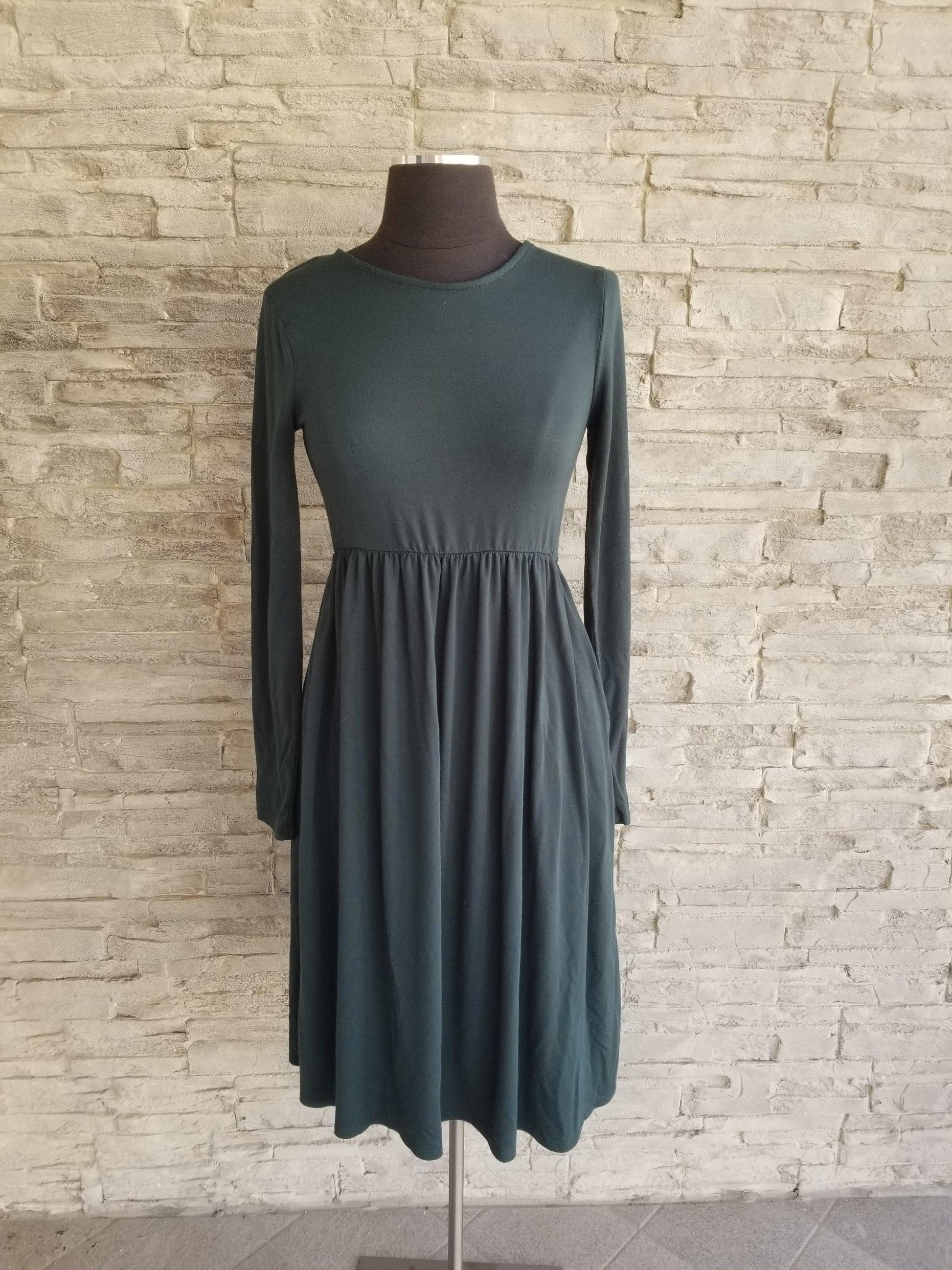 Semi Maxi Long Sleeve Dress - Anchored Feather Boutique