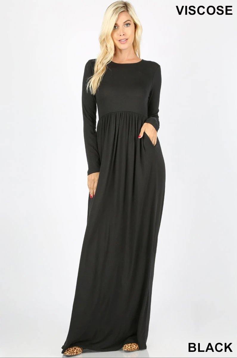 Elegantly Sweet Essential Maxi Dress - Anchored Feather Boutique