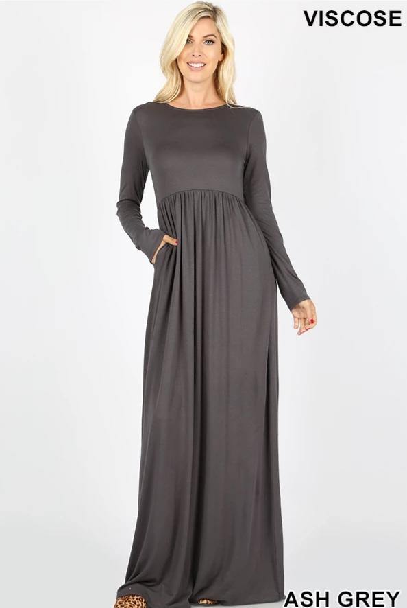 Elegantly Sweet Essential Maxi Dress - Anchored Feather Boutique