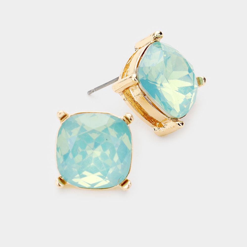 Stone post back earrings - Anchored Feather Boutique