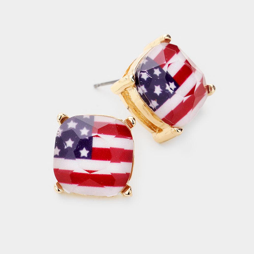Stone post back earrings - Anchored Feather Boutique