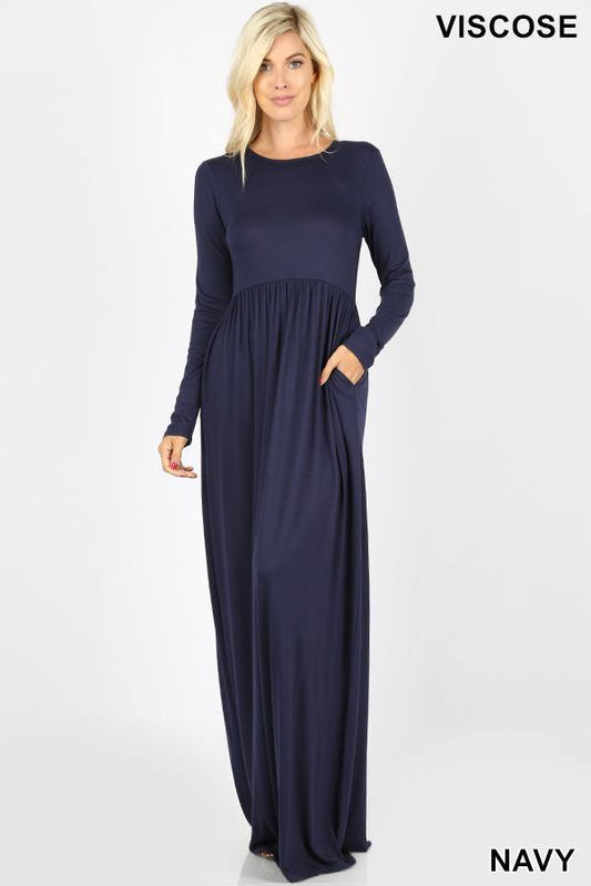 Elegantly Sweet Essential Maxi Dress - Anchored Feather Boutique