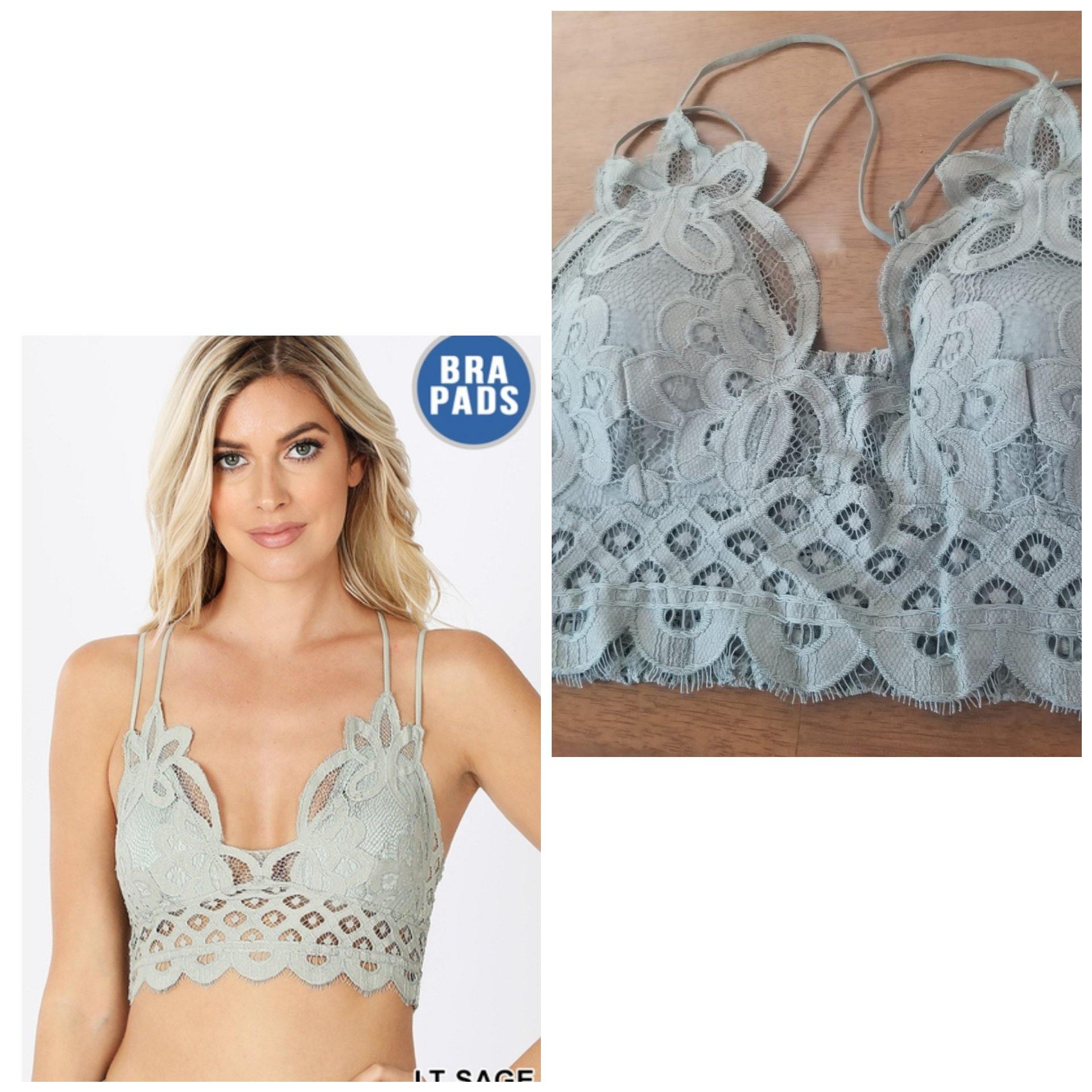 CROCHET LACE BRALETTE - Anchored Feather Boutique